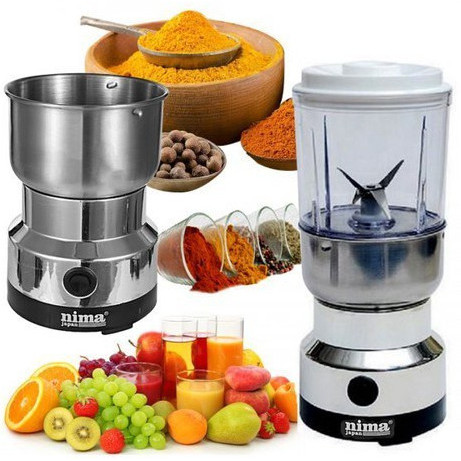 Nima Electric 2 in 1 Blender and Grinder & Juicer - Silver