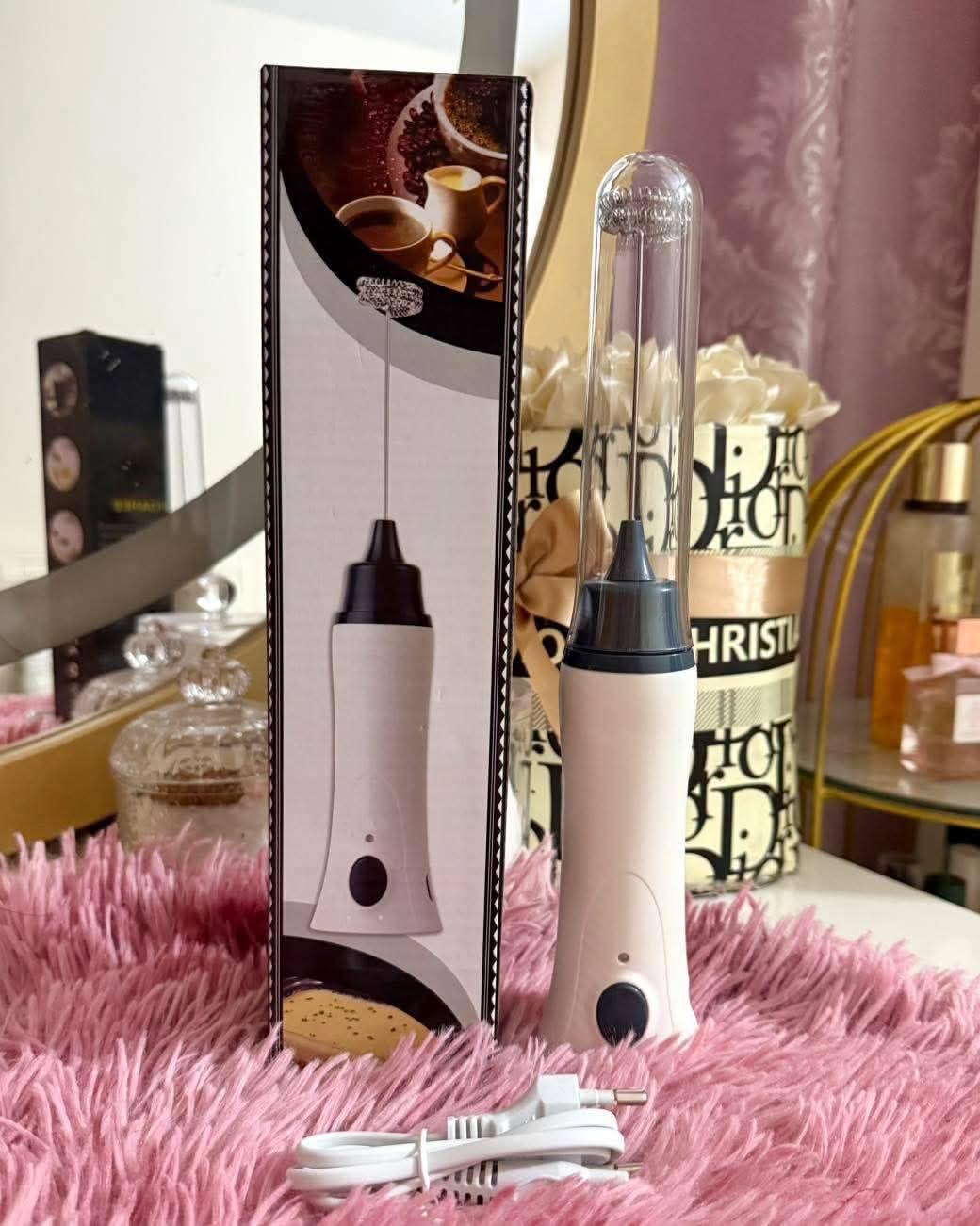 Handheld Coffee Mixer Frother Automatic Milk Beverage Foamer Cream Whisk Cooking Stirrer Egg Beater